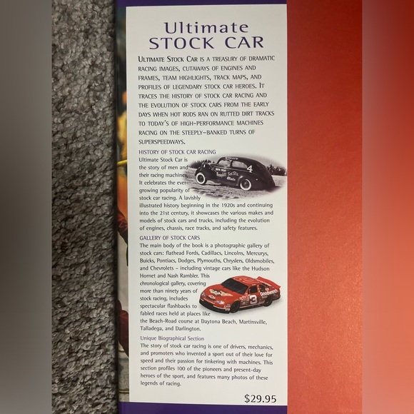 Book-ULTIMATE STOCK CARS
History of stock car racing & gallery of stock cars. - Picture 2 of 3